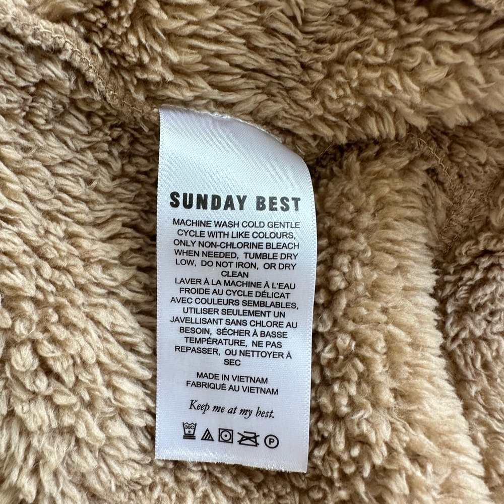 Sunday Best Mockneck Fuzzy Zip-Up - Picture 9 of 10